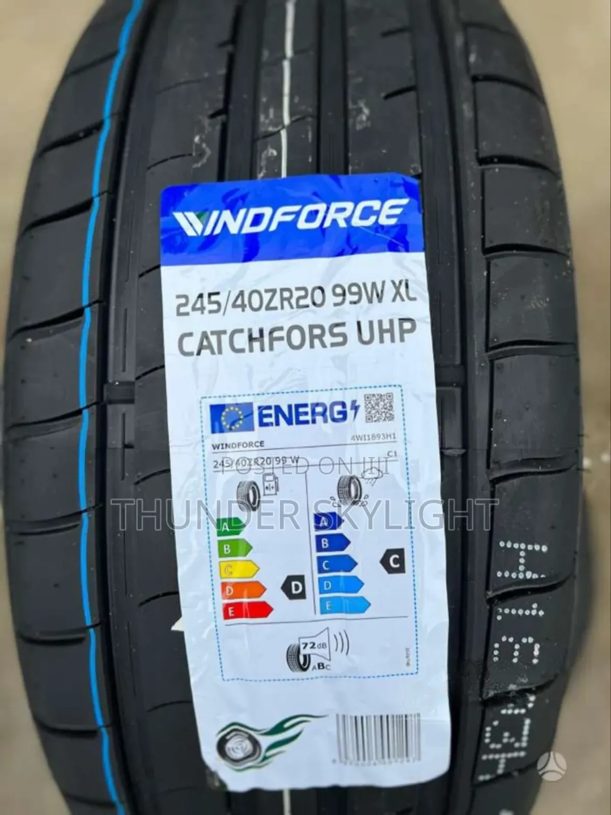 245/40r20 Tire Windforce Catchfors Uhp Tyre