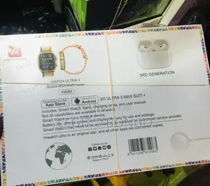 Ultra Smart Watch and Airpods
