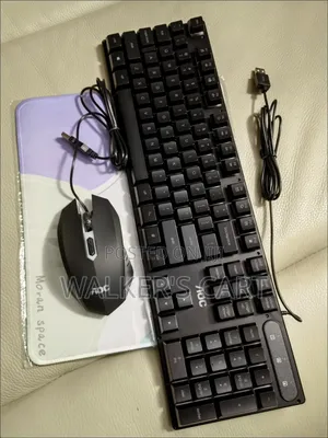 Aoc Keyboard, Mouse – Wired, Mechanical Illuminated