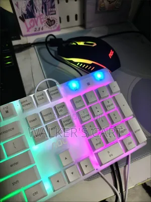 Aoc Keyboard, Mouse – Wired, Mechanical Illuminated
