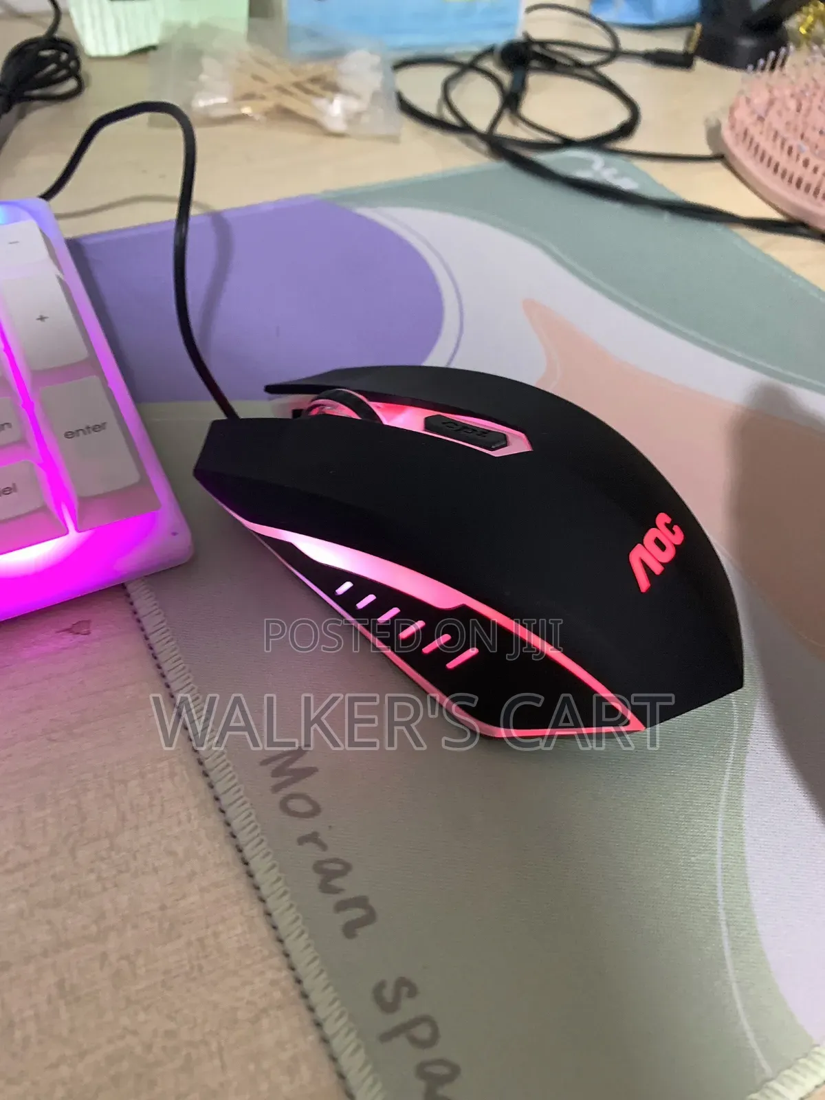 Aoc Keyboard, Mouse – Wired, Mechanical Illuminated