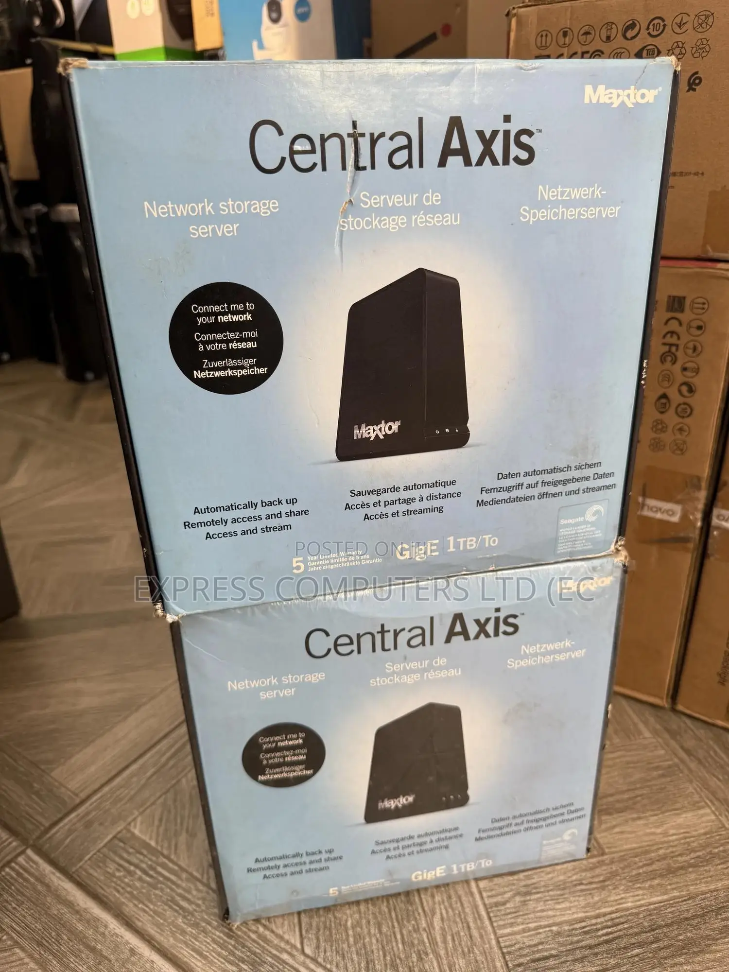 Seagate Maxtor Central Axis 1 Tb Network Storage Server Original Uk