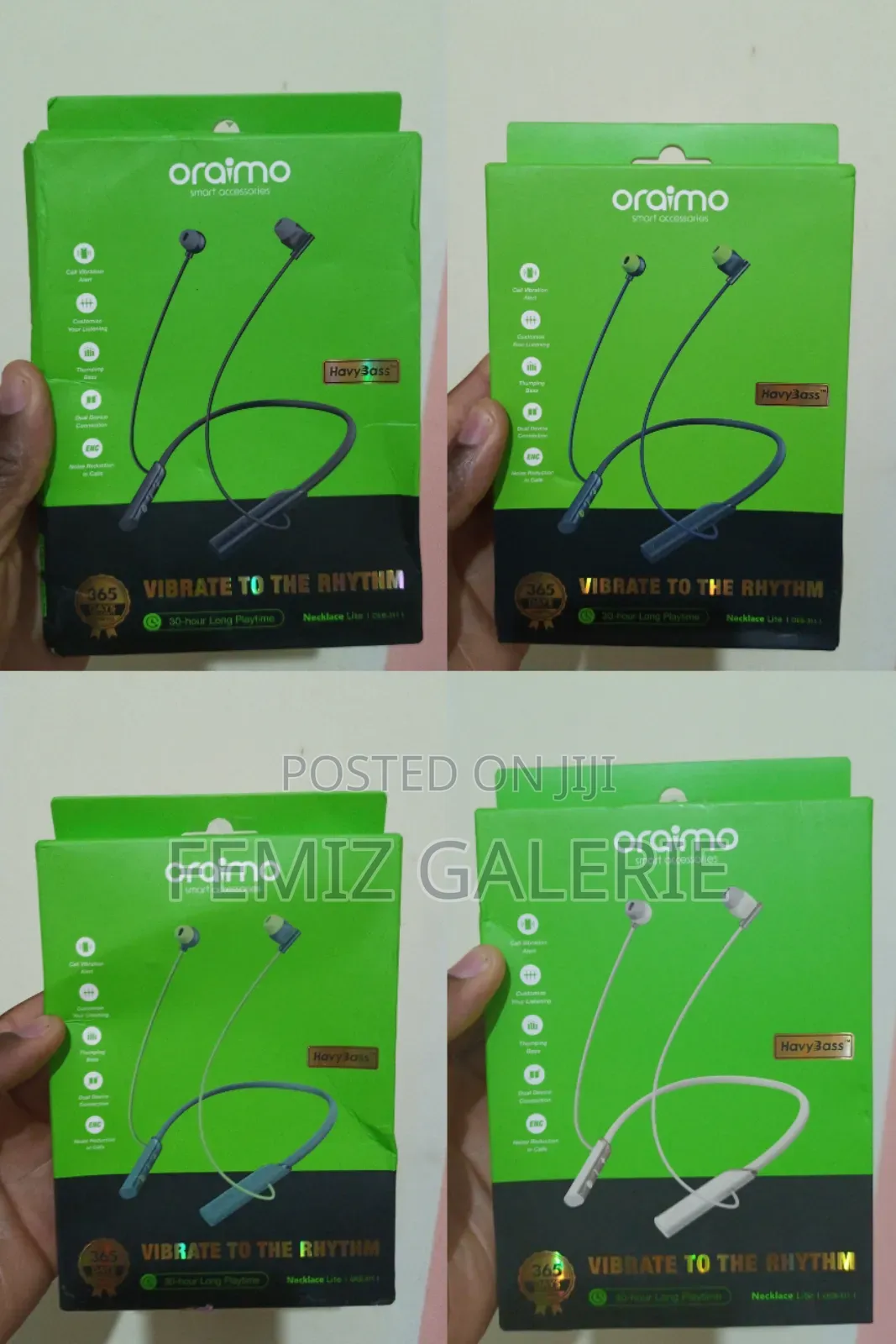Oraimo Necklace Lite Call Vibration Wireless Headphones