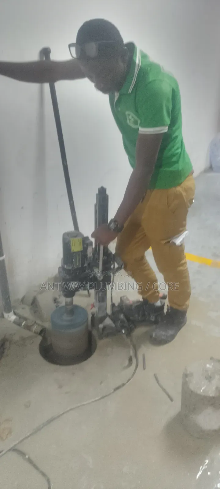 Core Drilling Reinforced Concrete Slab