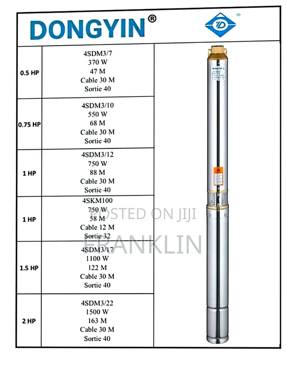 Submersible Water Pump
