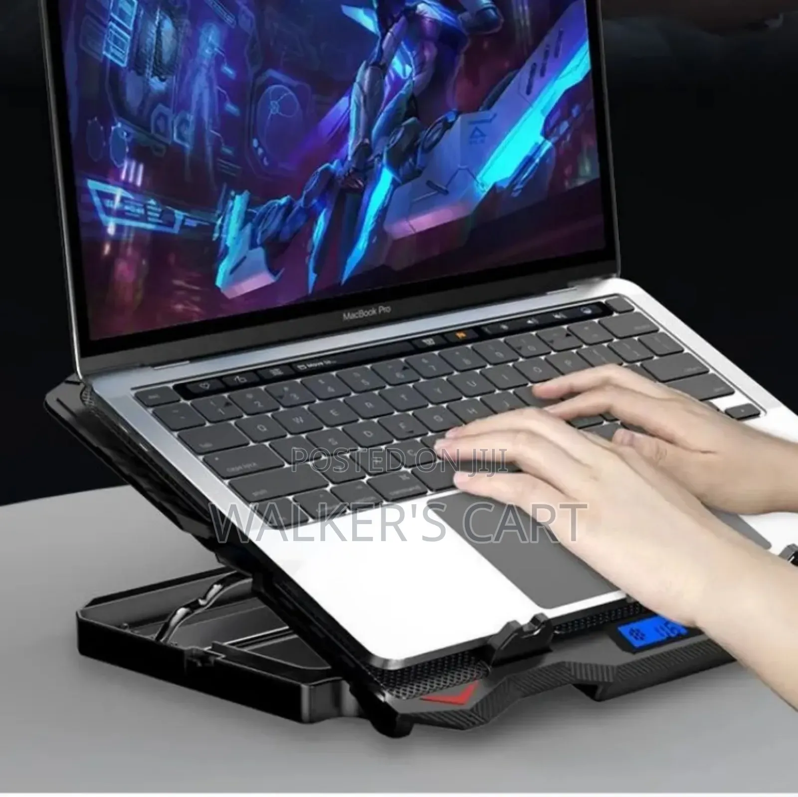 Laptop Cooler Stand – Silent Adjustable