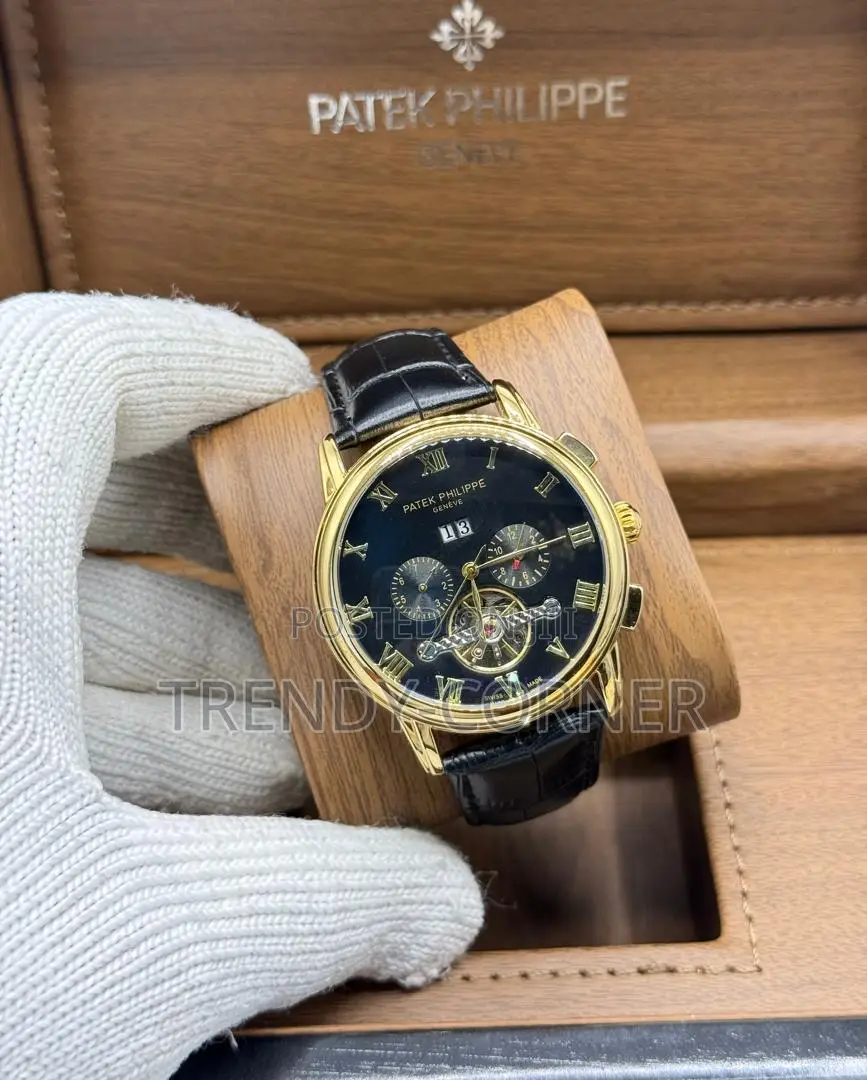 Patek Philippe Leather Strap Watch