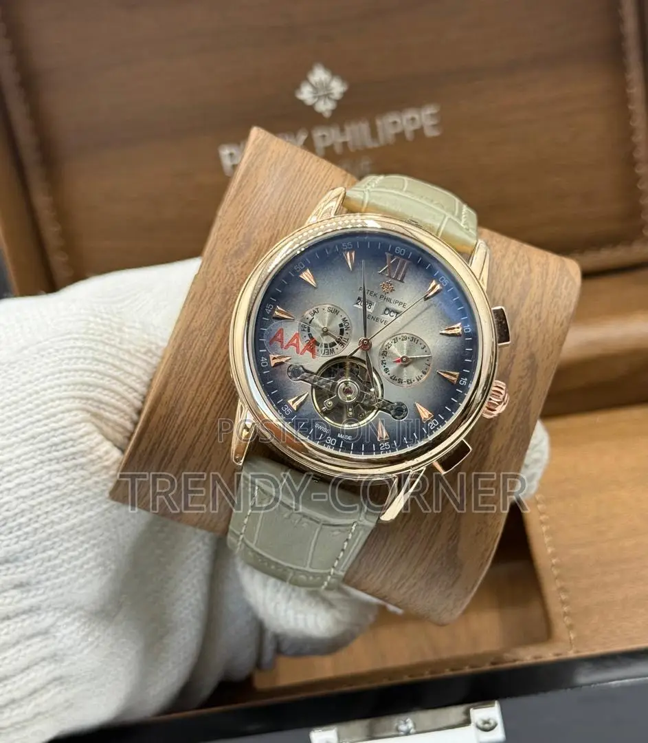 Patek Philippe Leather Strap Watch