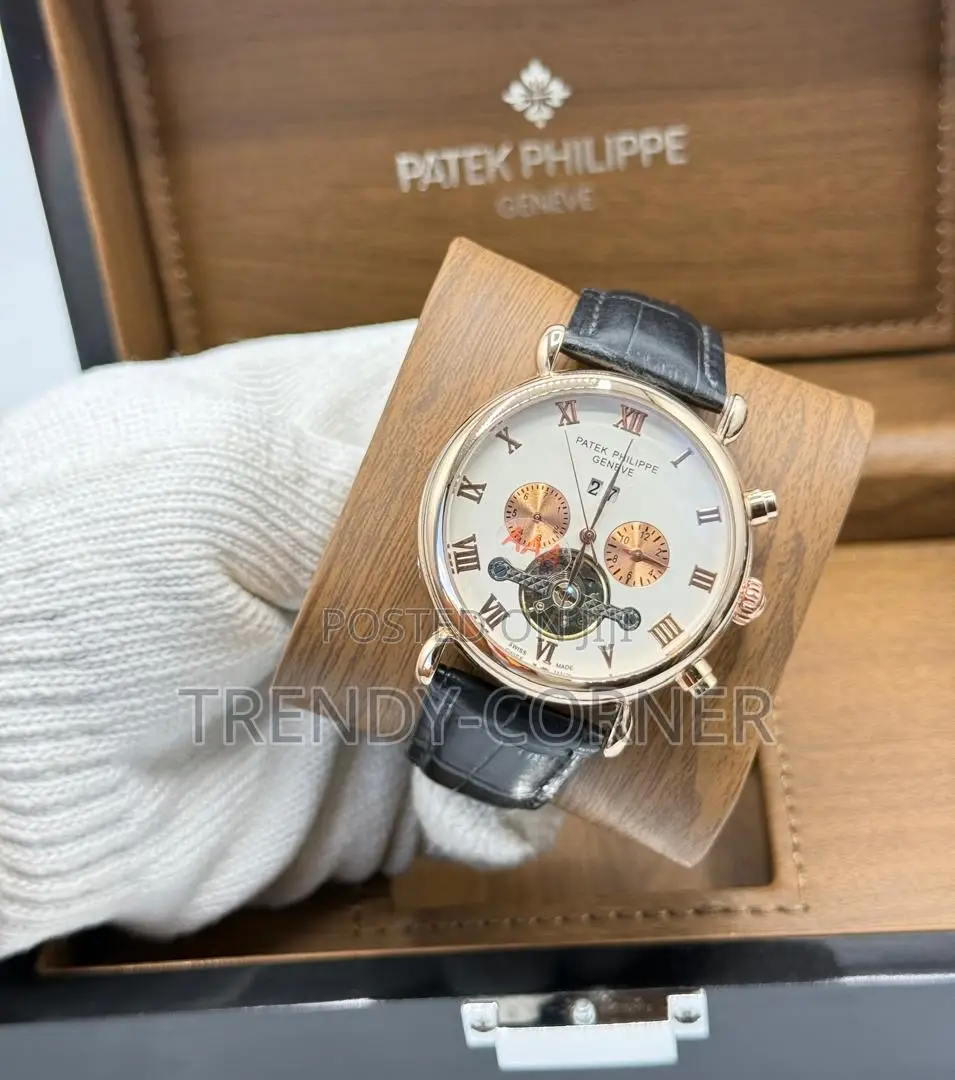 Patek Philippe Leather Strap Watch