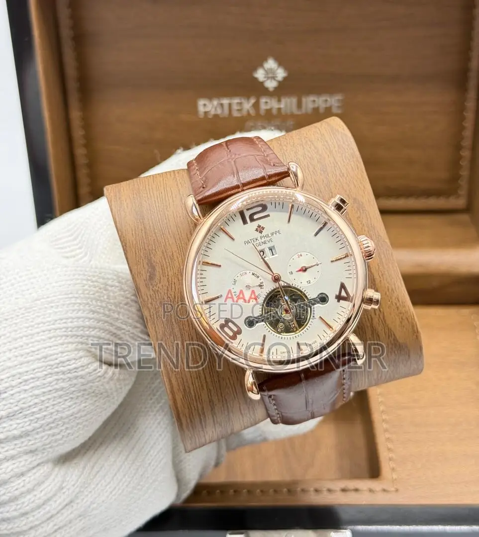 Patek Philippe Leather Strap Watch