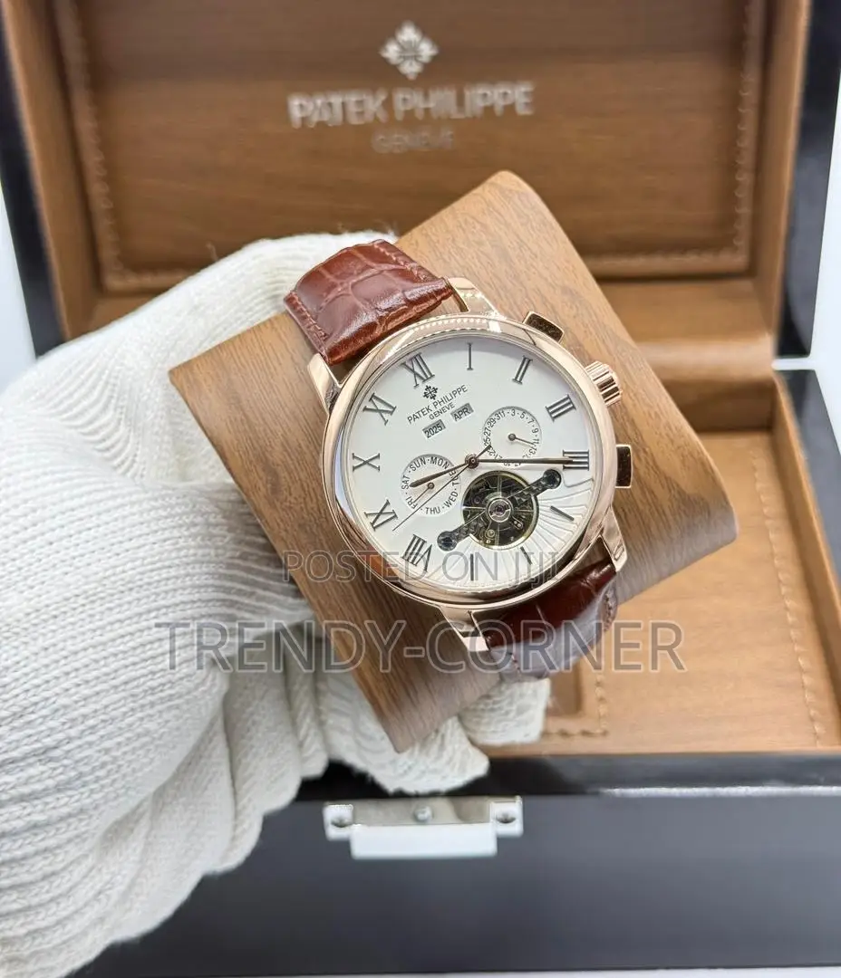 Patek Philippe Leather Strap Watch