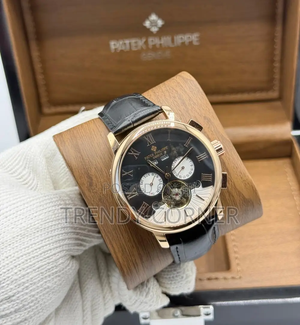 Patek Philippe Leather Strap Watch