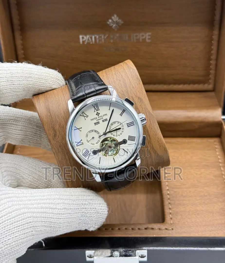 Patek Philippe Leather Strap Watch