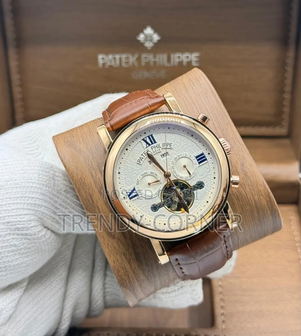Patek Philippe Leather Strap Watch