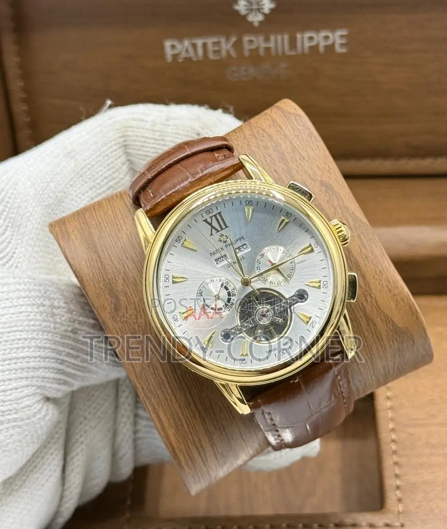 Patek Philippe Leather Strap Watch