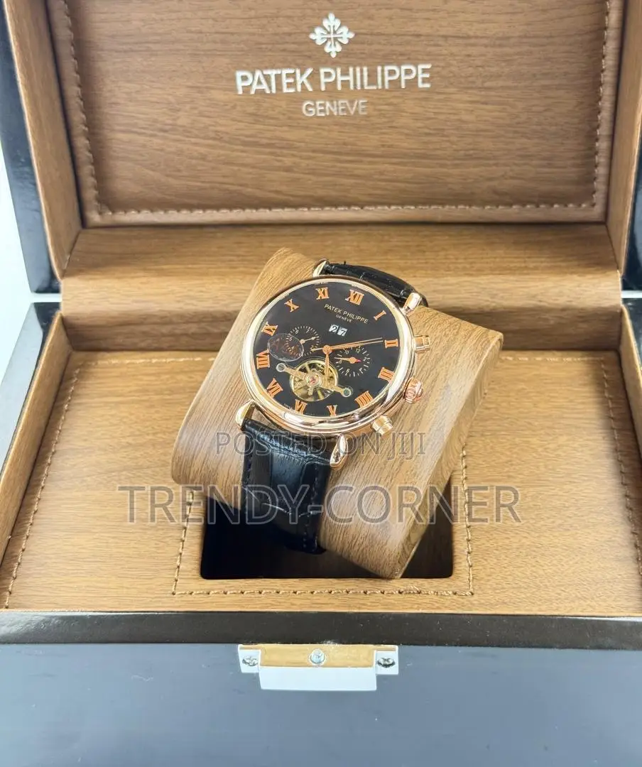 Patek Philippe Leather Strap Watch