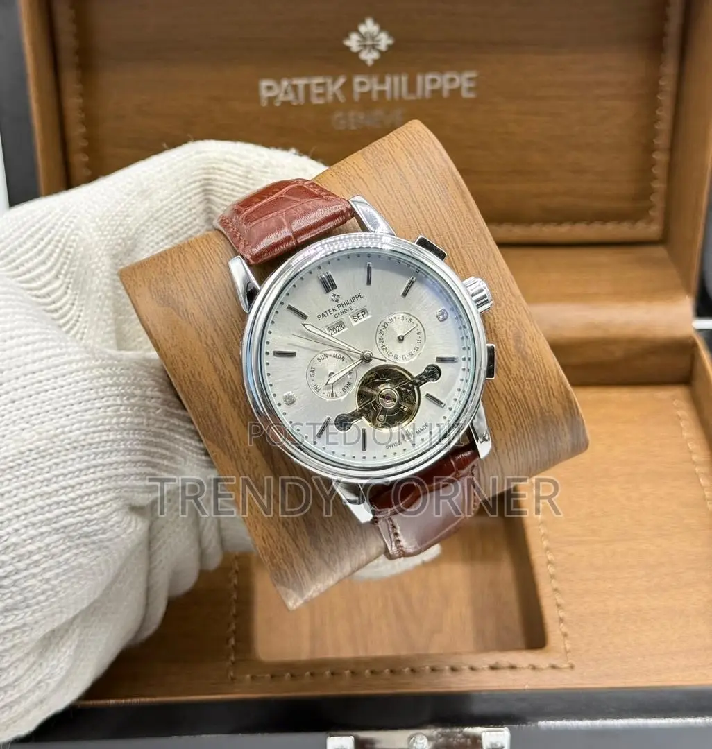 Patek Philippe Leather Strap Watch