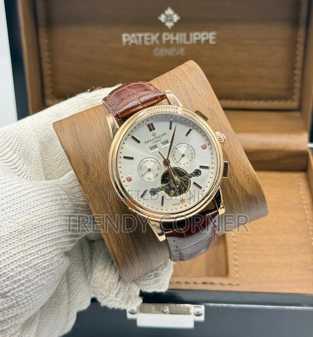 Patek Philippe Leather Strap Watch