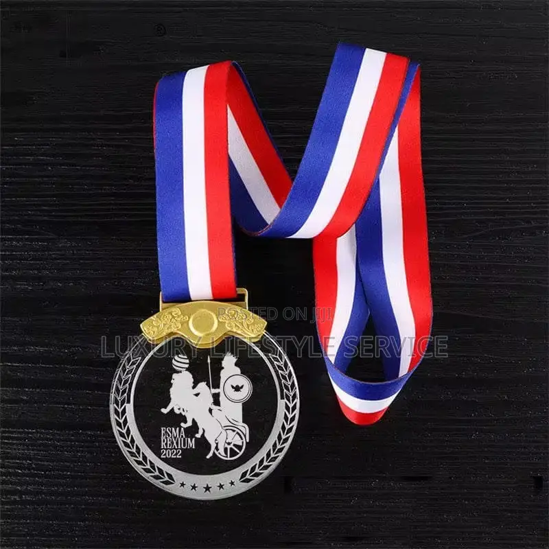 Crystal Glass Medal With Customisation