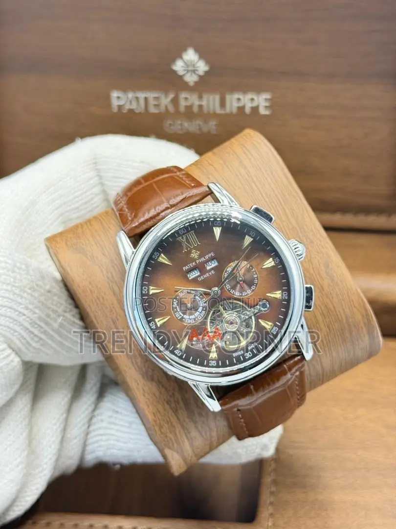 Patek Philippe Leather Strap Watch