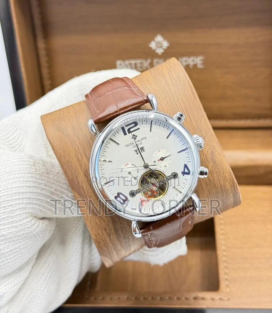 Patek Philippe Leather Strap Watch