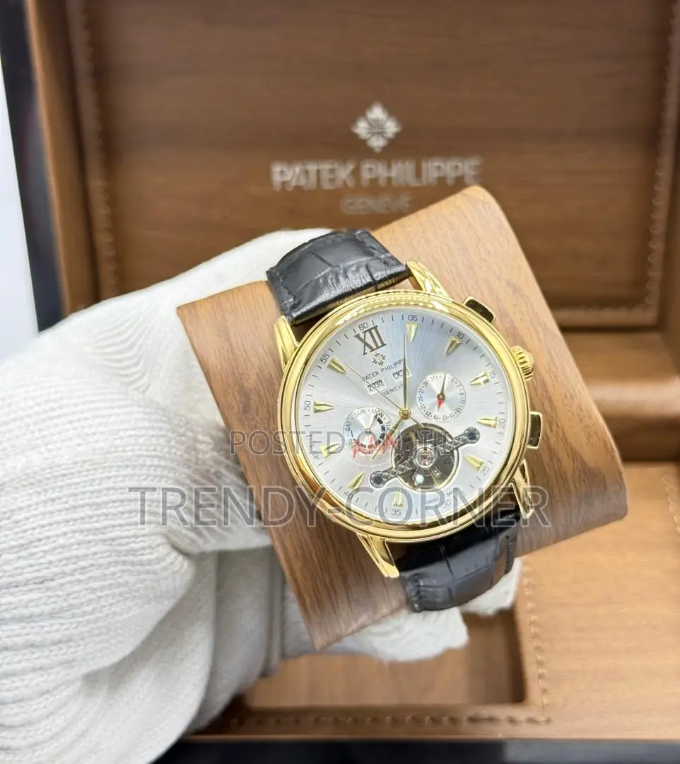 Patek Philippe Leather Strap Watch