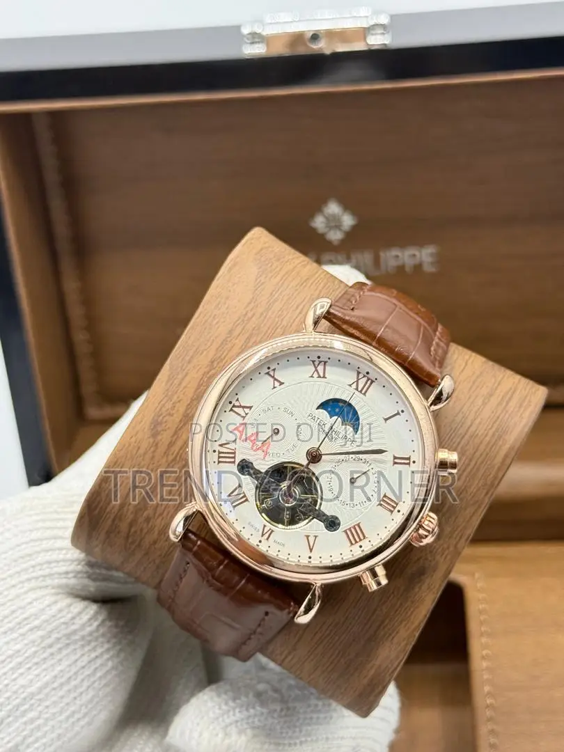 Patek Philippe Leather Strap Watch