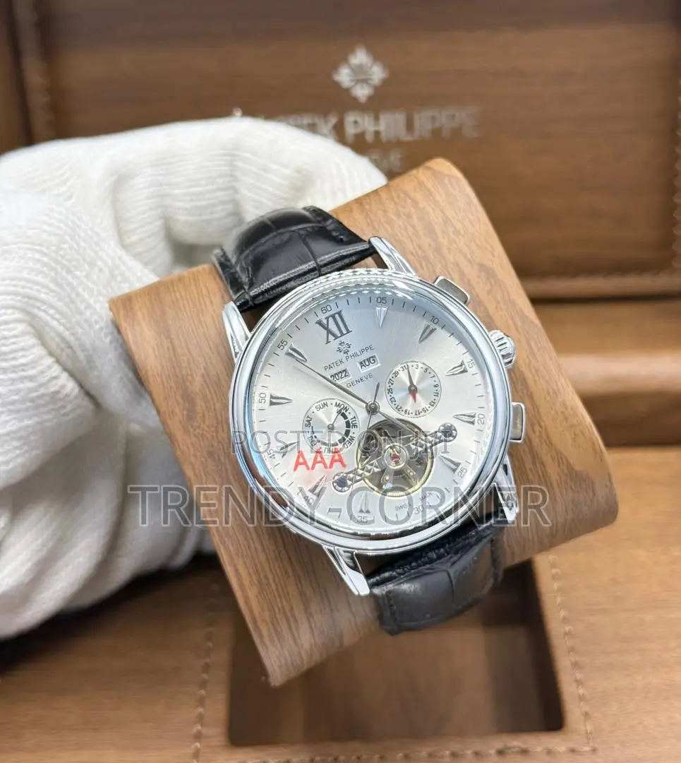Patek Philippe Leather Strap Watch