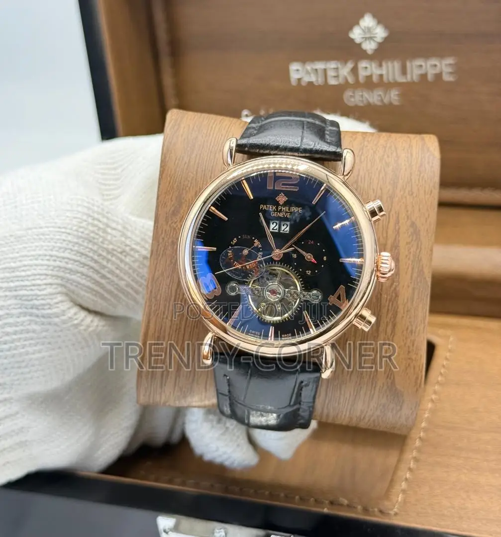 Patek Philippe Leather Strap Watch
