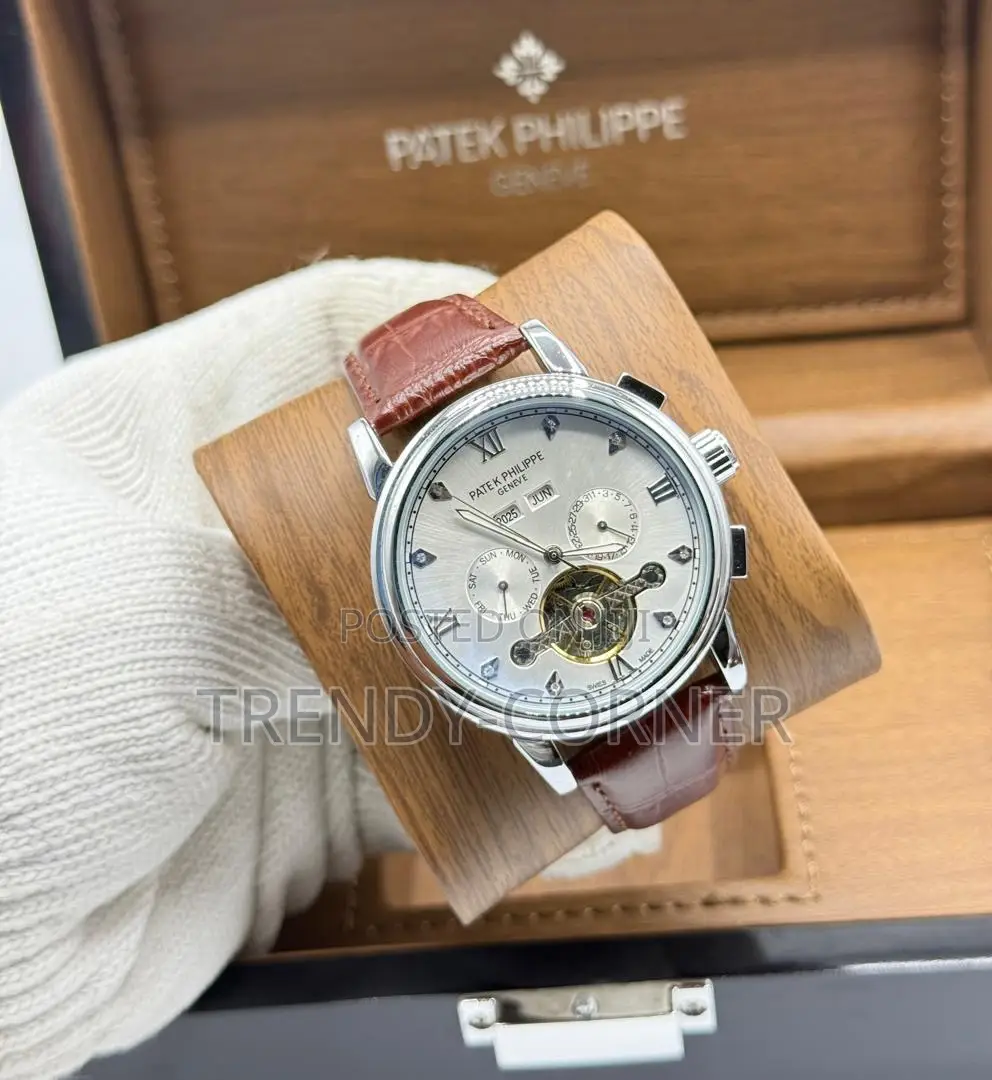 Patek Philippe Leather Strap Watch