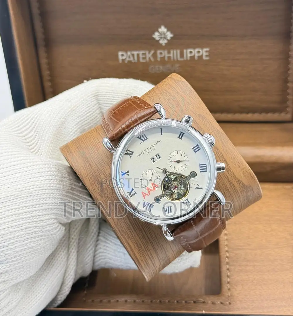 Patek Philippe Leather Strap Watch