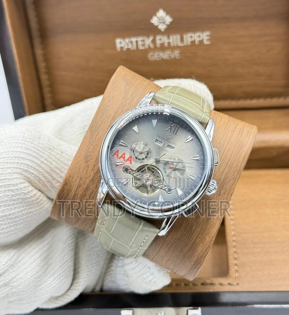 Patek Philippe Leather Strap Watch