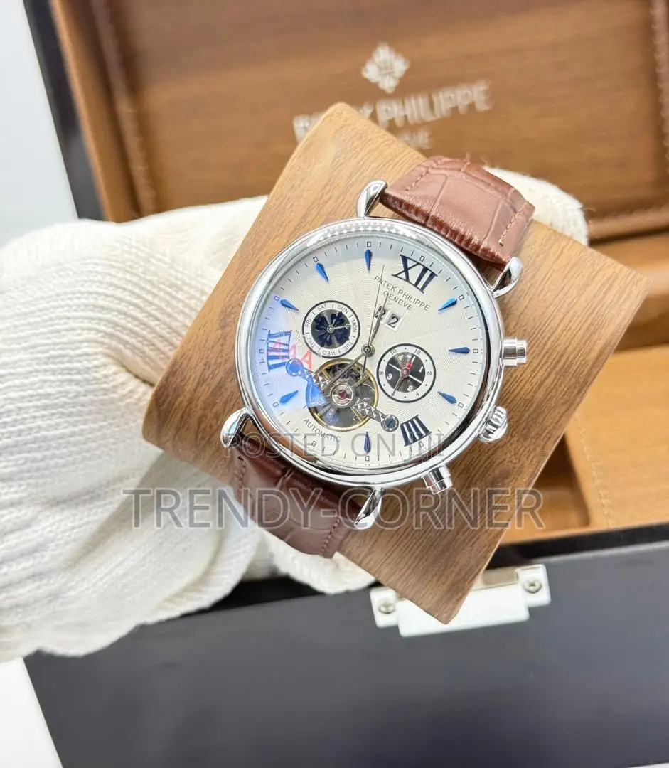 Patek Philippe Leather Strap Watch
