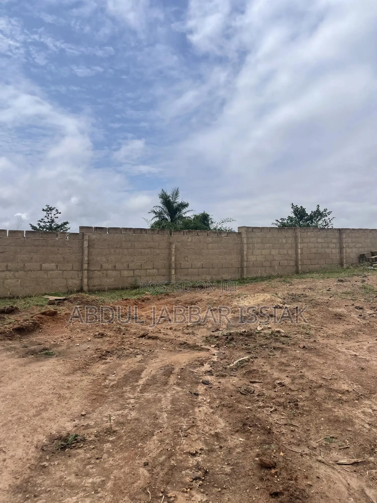 Fenced Half Plot for Sale at Sokoban-Odasso