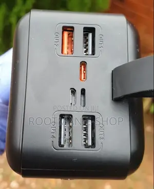 (7 Port) Fast Charge Power Bank 40,000mah Capacity