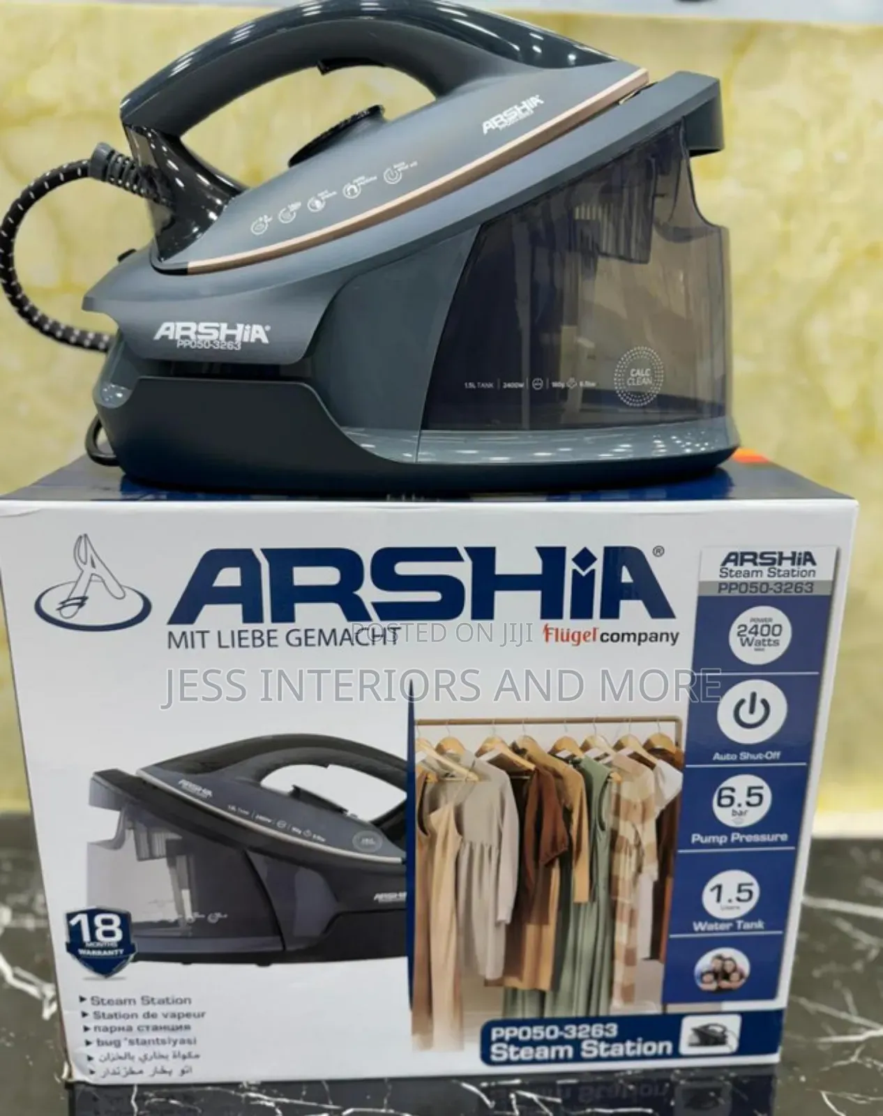 Arshia Powerful Steam Iron
