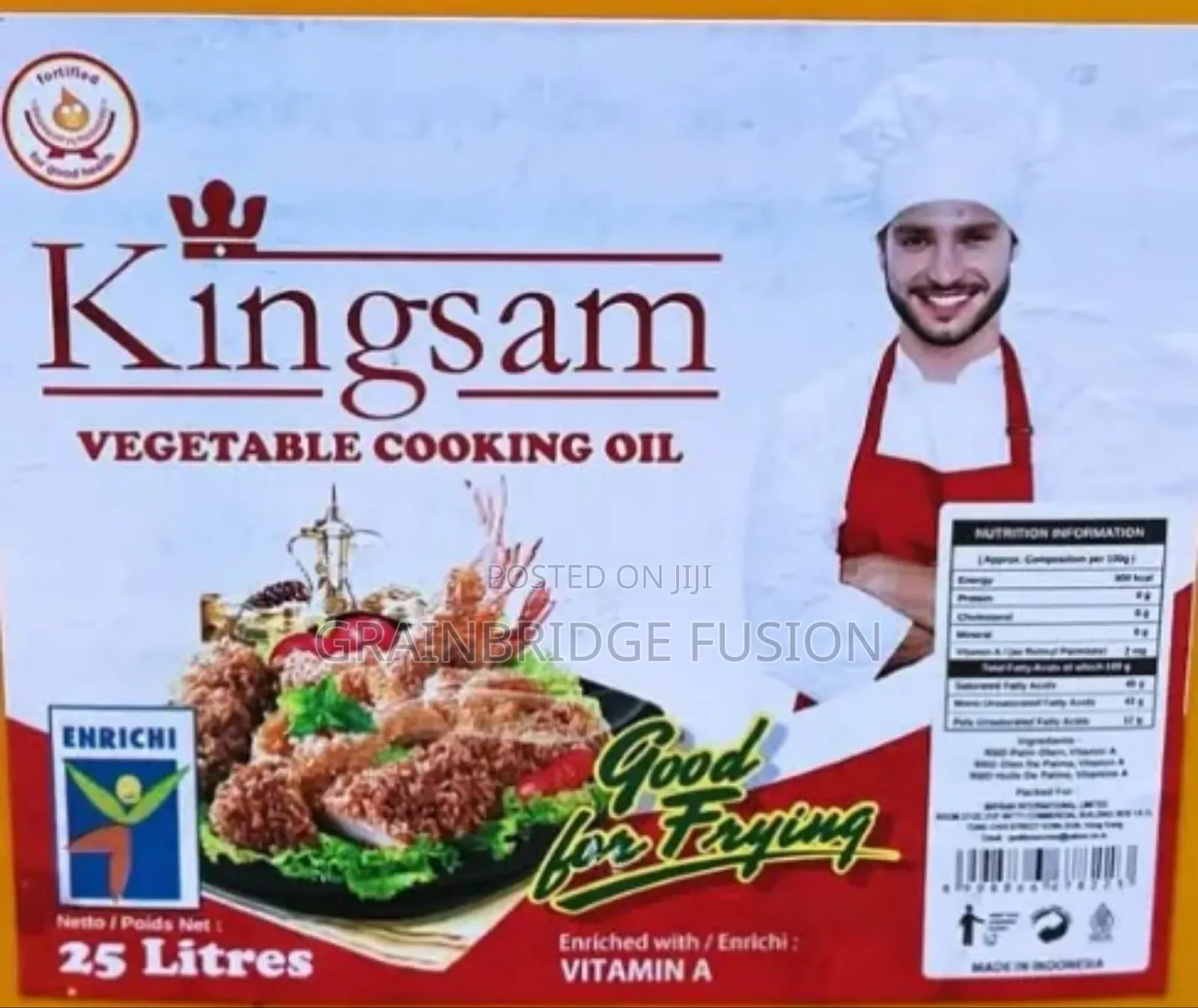 Kingsam High Quality Vegetable Cooking Oil