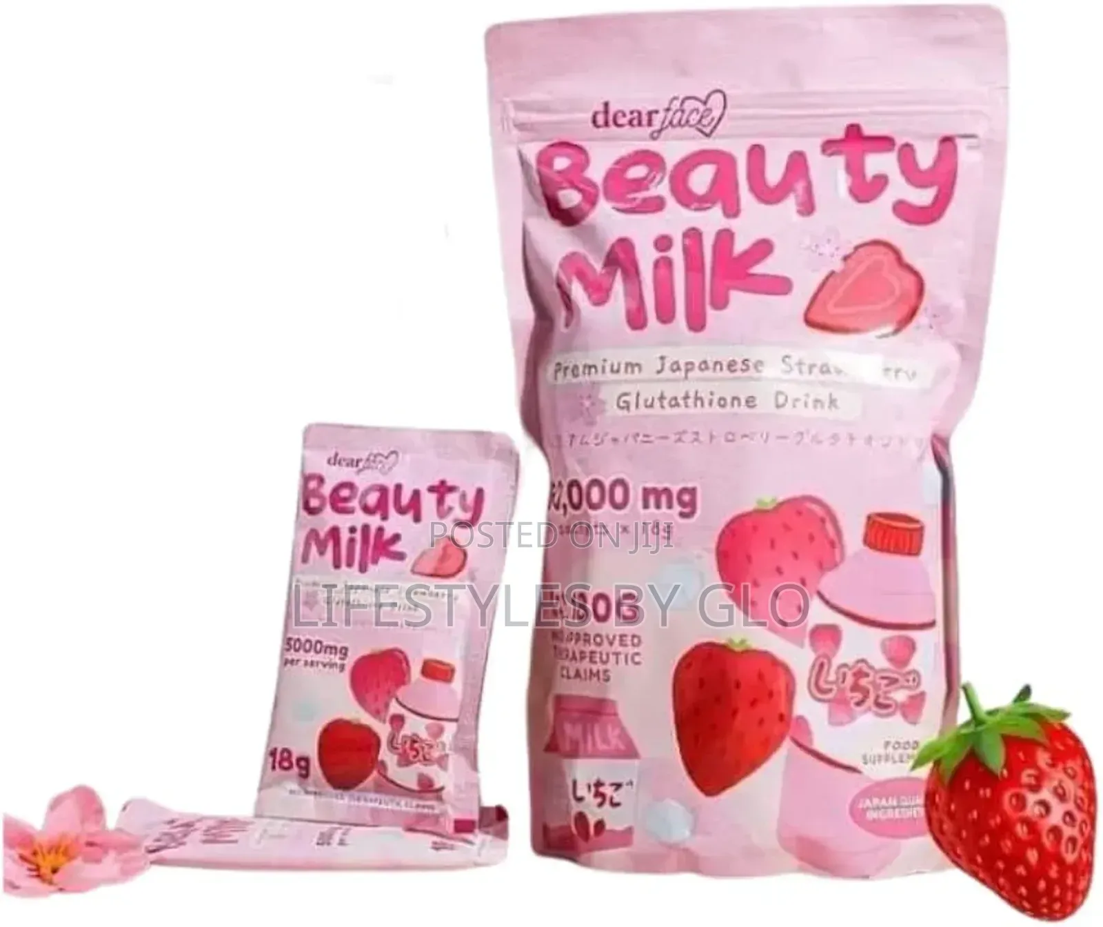 Beauty Milk Premium Japanese Collagen Drink (Melon / Strawberry)