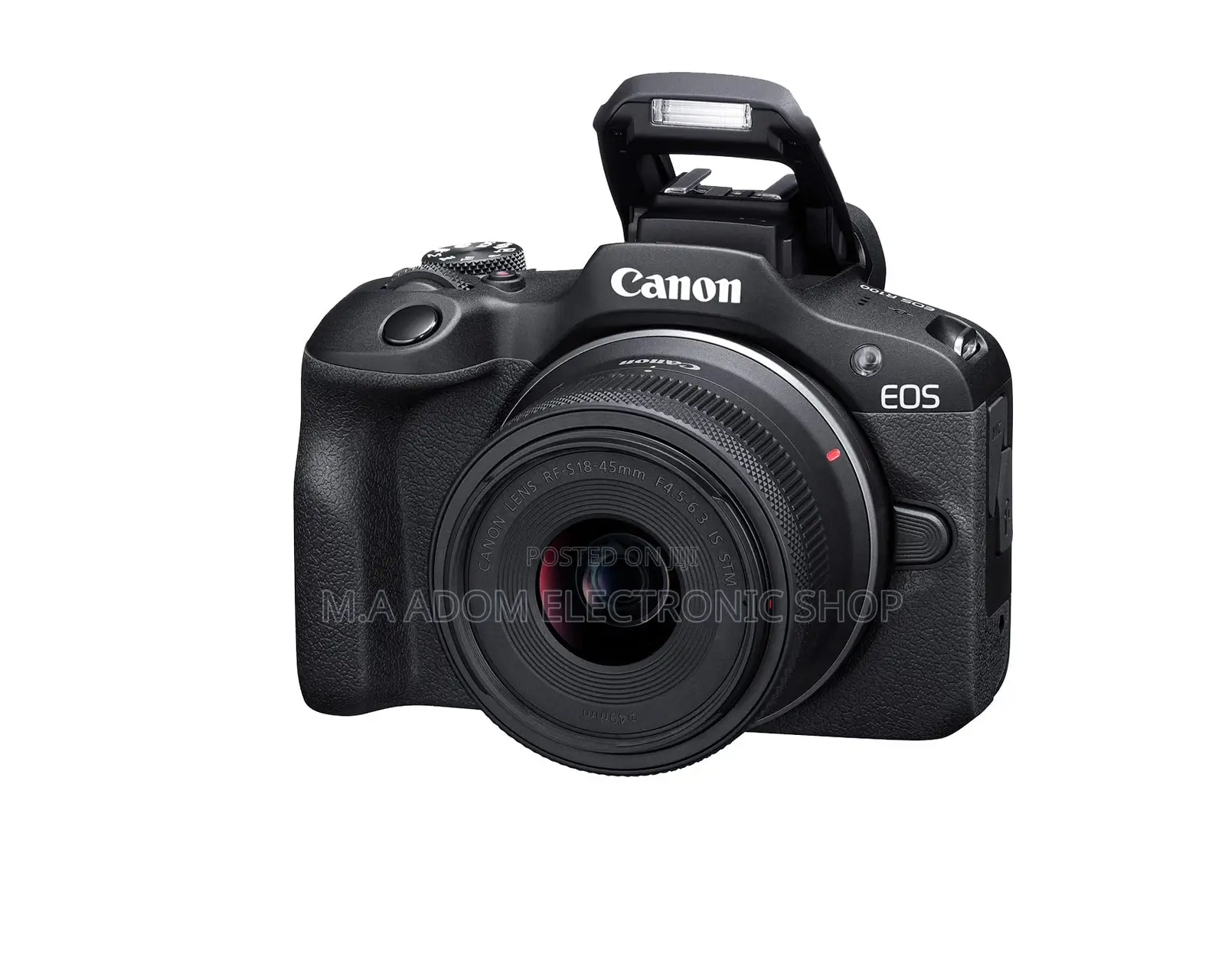 Canon Eos R100 With 18-55 Mm Lens
