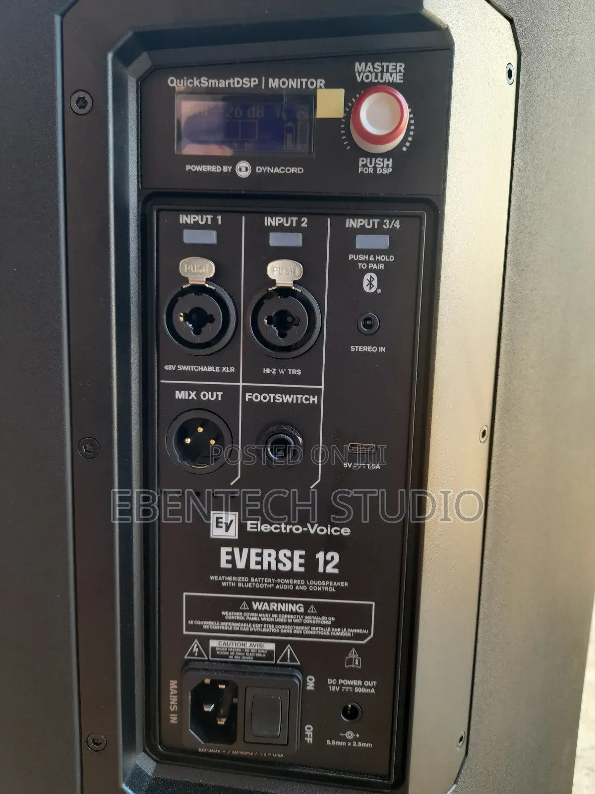 Battery Power Speaker Ev Everse 12