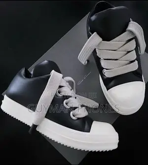 Rick Owen Jumbo Lace Low Sneaker