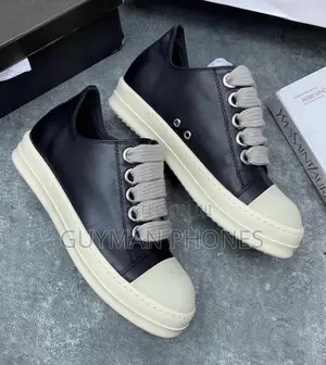 Rick Owen Jumbo Lace Low Sneaker