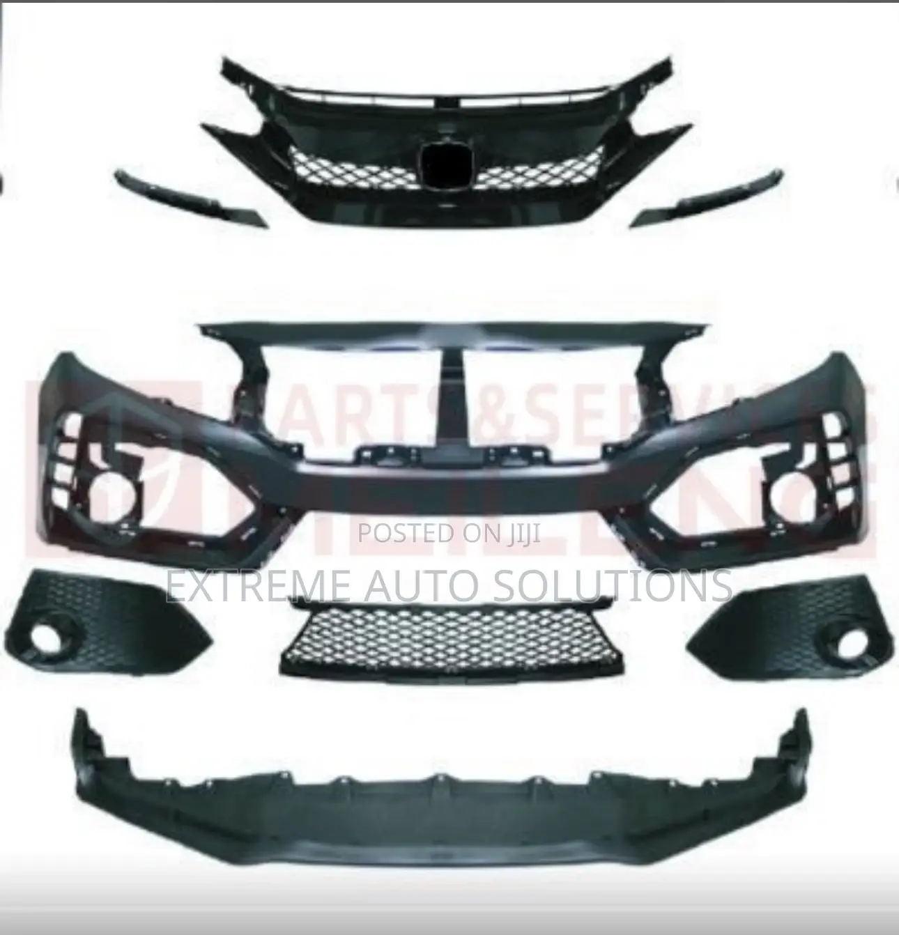 Oem 2016-2018 Honda Civic Hatchback Front Bumper