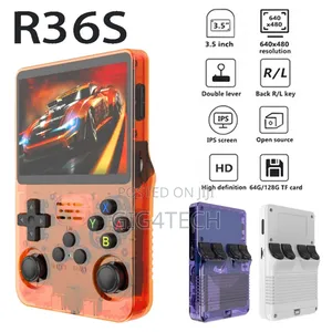 R36s Retro Handheld Game Console Linux System Portable Handheld
