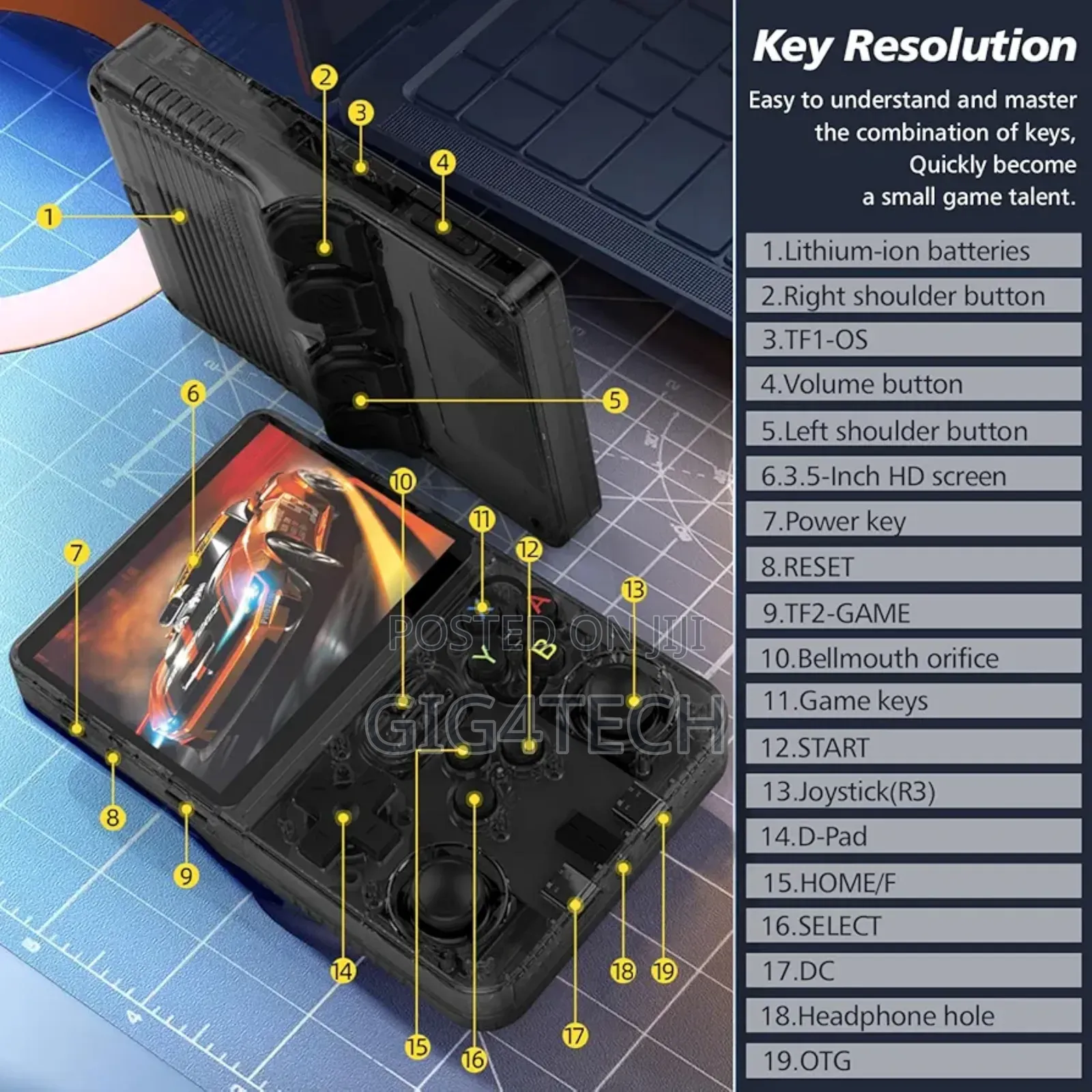 R36s Retro Handheld Game Console Linux System Portable Handheld