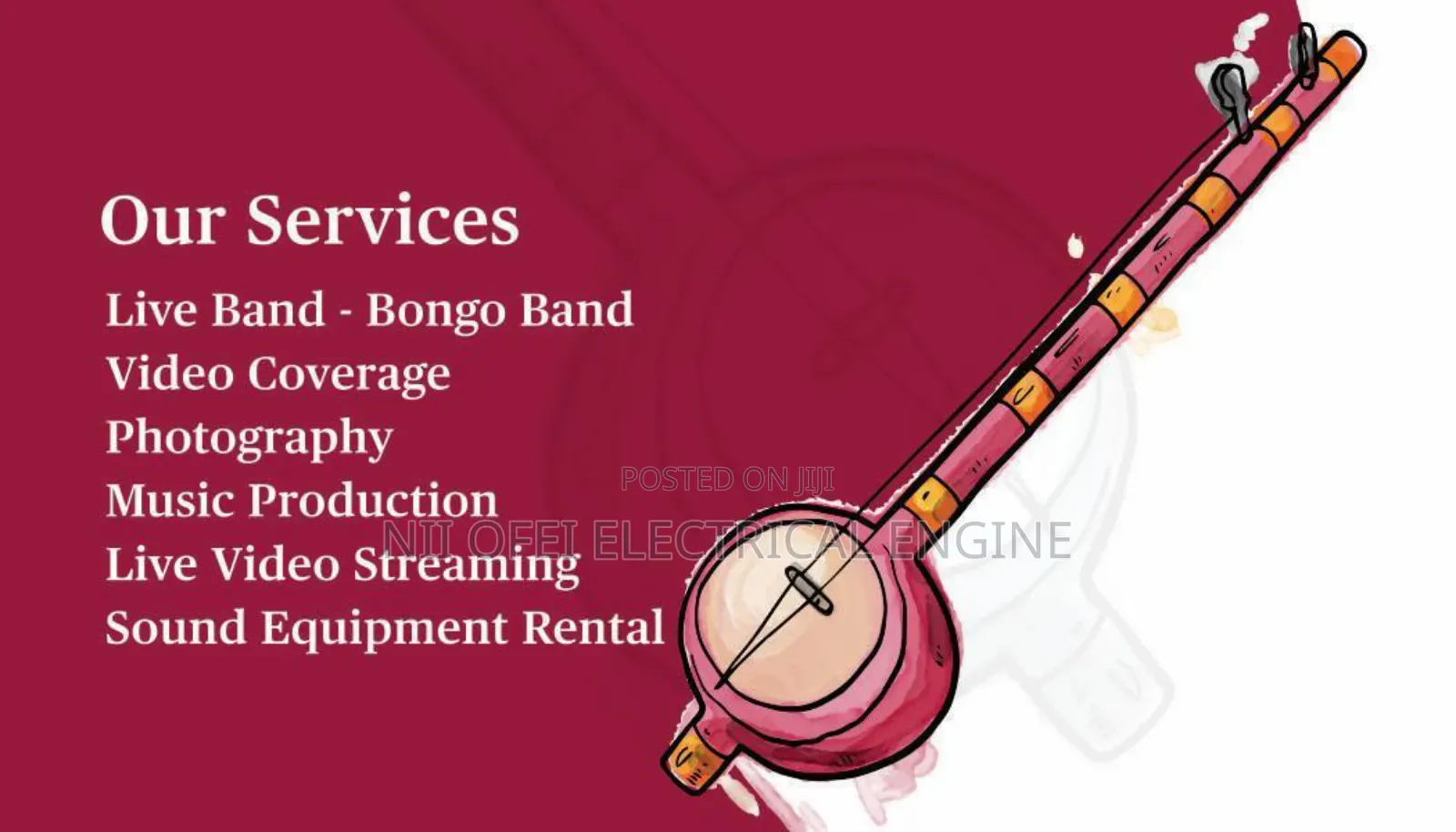 Bongo Band. Live Band, Dj  and Sound Services