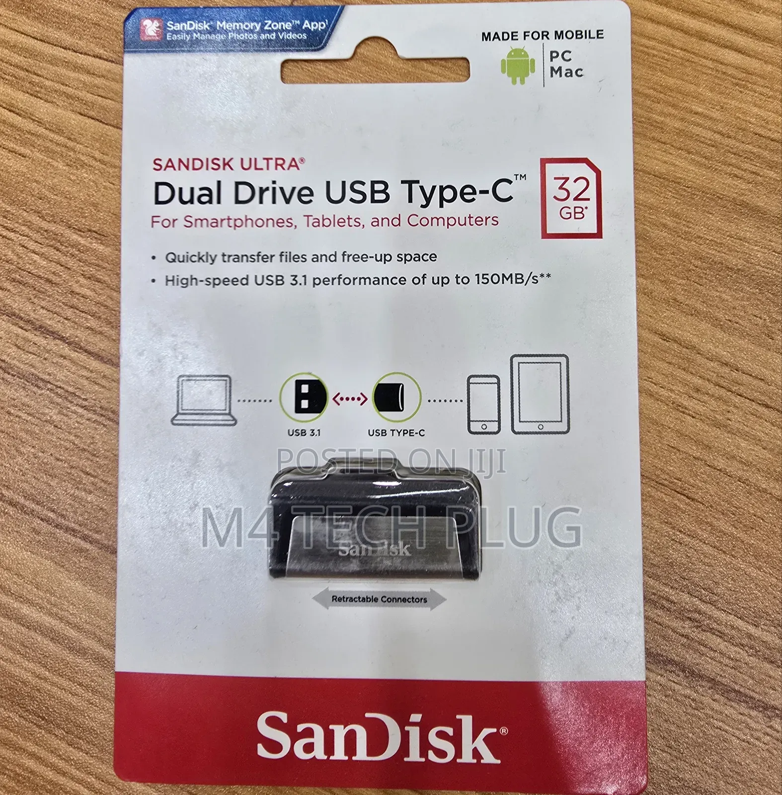 32gb Sandisk Otg Type C