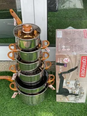 12pcs Hoffavorer Stainless Ccokware Set