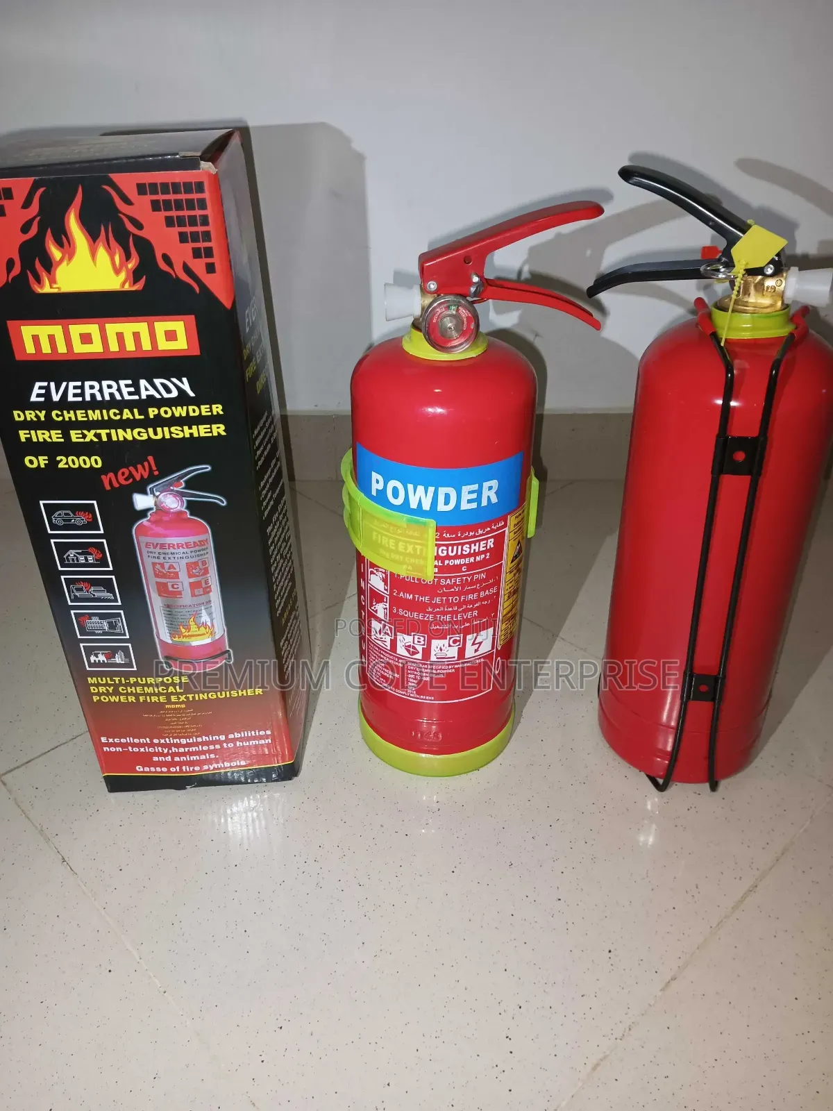 1kg Fire Extinguisher – Eveready Dry Chemical Powder For Home & Car