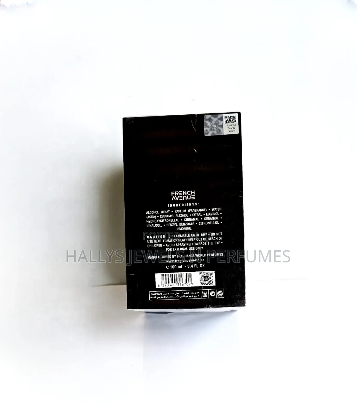 Pinnace Noir Perfume by French Avenue, 100ml, Men's